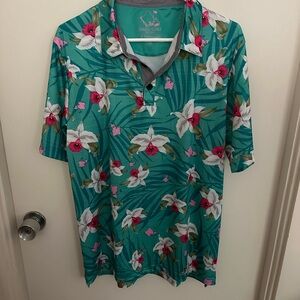 Men’s Oga Oahu golf apparel medium m polo shirt barely worn